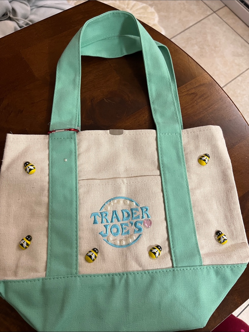Trader Joe's  Mini Tote Bag 🐝 🐝